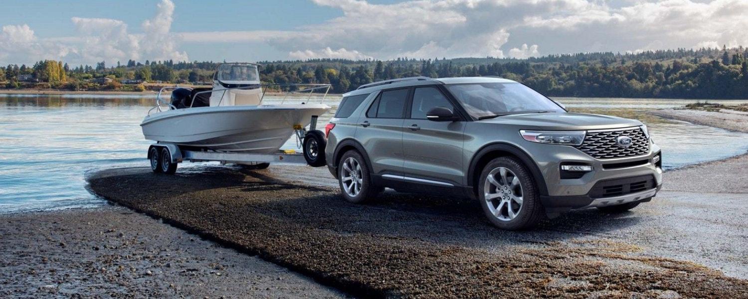 2020 Explorer 2020 Explorer towing a boat